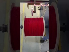 Garis produksi jaket merah kabel serat lapis baja