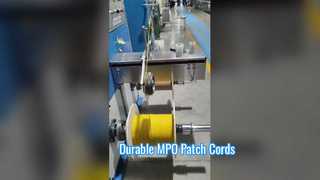 Perkenalkan 8 Cores 12 Cores MPO Patch Cord dengan jalinan PET Untuk Anda