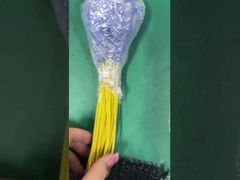 Cara memasang kabel fiber ke dalam selongsong yang dapat diperluas sebagai mata penarik
