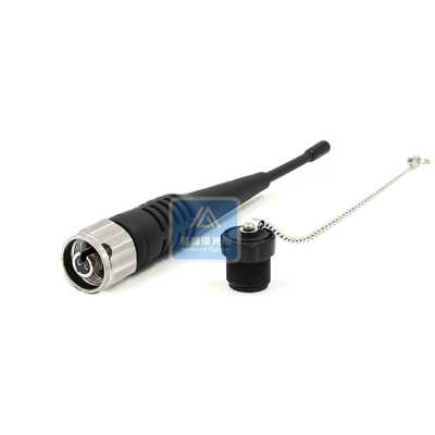 2 Core Armored Tactical Patch Cord ODC Military Fiber Cable Jumper Black TPU 5.0mm