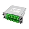 Kaset 1x16 PLC Splitter LGX 1 Input 16 Output Dengan Adaptor APC SC
