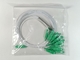 Kemasan Kantong Plastik Warna Putih SCAPC PLC Fiber Optical Splitter 1 IN 16 OUT