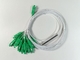 Kemasan Kantong Plastik Warna Putih SCAPC PLC Fiber Optical Splitter 1 IN 16 OUT