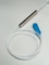 SCUPC PLC Mini Steel Tube Fiber Optical Splitter 8 Way Warna Putih